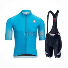 Maglia Castelli Manica Corta 2021 Chiaro Blu