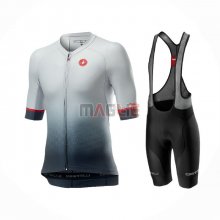 Maglia Castelli Manica Corta 2021 Nero Grigio Bianco