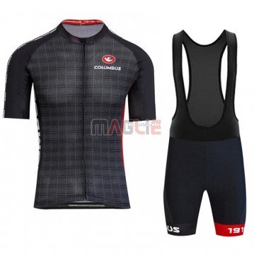 Maglia Columbus Manica Corta 2020 Nero