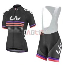 Maglia Donne Liv Manica Corta 2019 Nero Fuxia