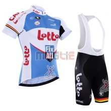 Maglia Lotto manica corta 2016 bianco e blu