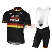 Maglia Lotto manica corta 2017 rosso e nero