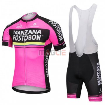 Maglia Manzana Postobon Manica Corta 2018 Rosa