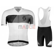 Maglia Scott RC Manica Corta 2018 Grigio Bianco