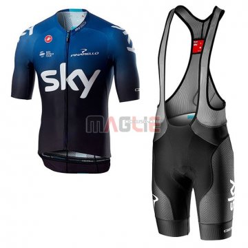 Maglia Sky Aero Manica Corta 2019 Nero Blu