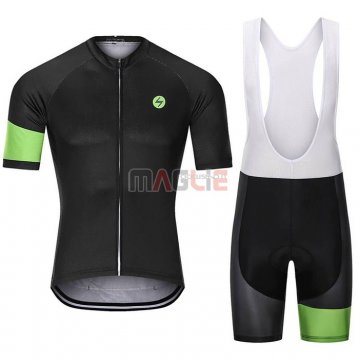 Maglia Steep Manica Corta 2021 Nero Verde(2)