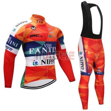 Maglia Vini Fantini Manica Lunga 2019 Arancione