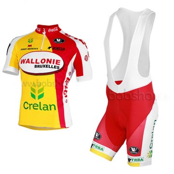 Maglia Wallonie Bruxelles 2013 giallo e rosso