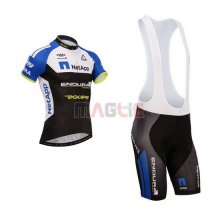 Maglia Netapp manica corta 2013 nero e blu