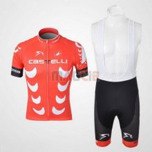 Maglia Castelli manica corta 2010 bianco e rosso