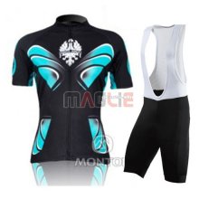 Donne Maglia Bianchi manica corta 2011 nero e blu