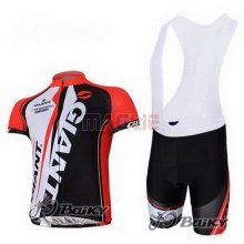 Maglia Giant manica corta 2011 rosso e nero