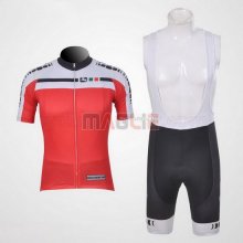 Maglia Giordana manica corta 2011 bianco e rosso