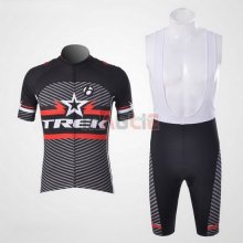 Maglia Trek manica corta 2011 nero e rosso