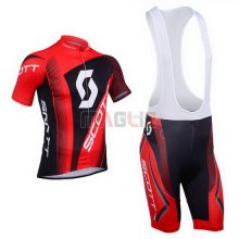 Maglia Scott manica corta 2013 nero e rosso