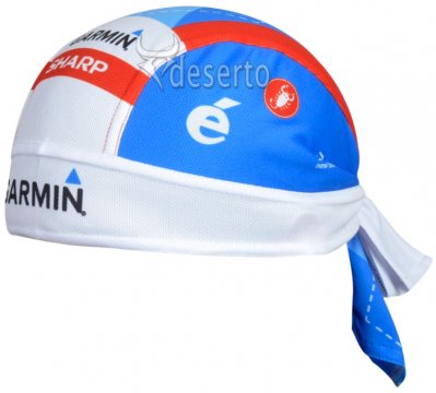 2014 Garmin Bandana Ciclismo Bianco