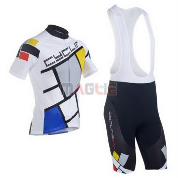 Maglia CyclingBox manica corta 2014 nero e bianco