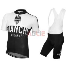 Maglia Bianchi manica corta 2016 nero e bianco