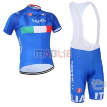 Maglia Italia manica corta 2016 bianco e blu