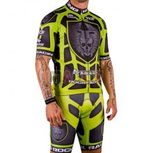 Maglia Rock racing manica corta 2016 verde e marrone