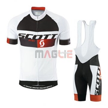 Maglia Scott manica corta 2016 bianco nero