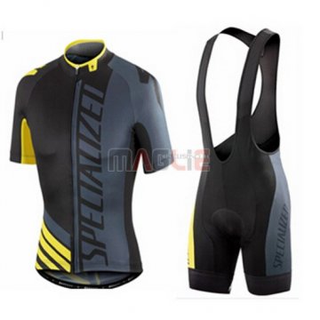 Maglia Specialized manica corta 2016 giallo e nero