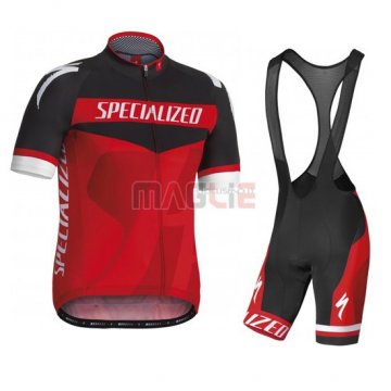 Maglia Specialized manica corta 2016 nero e rosso