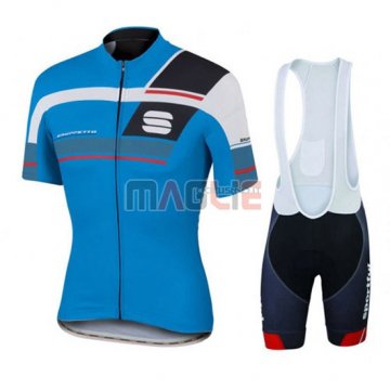 Maglia Sportful manica corta 2016 nero e blu