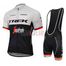 Maglia Trek manica corta 2016 bianco e nero