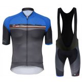 2017 Maglia Santini Sleek blu e grigio