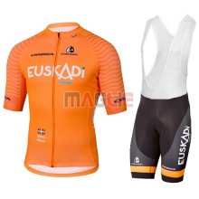 2018 Maglia Euskadi Manica Corta Arancione