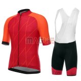 2018 Maglia Santini Ace Manica Corta Rosso
