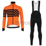 Maglia Santini Svolta Manica Lunga 2019 Arancione Nero