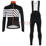 Maglia Santini Svolta Manica Lunga 2019 Bianco Nero