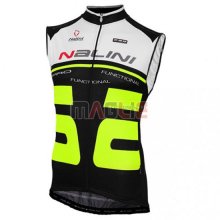 Gilet antivento Nalini 2015 nero e giallo