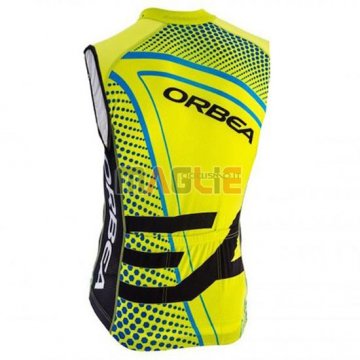 Gilet antivento Orbea 2016 nero e giallo