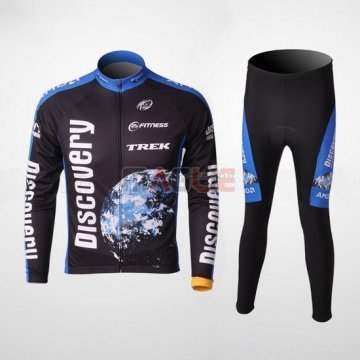 Maglia Trek manica lunga 2007 nero e blu
