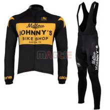 Maglia Johnnys manica lunga 2010 nero e giallo