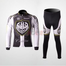 Maglia Rock racing manica lunga 2010 argentato e bianco