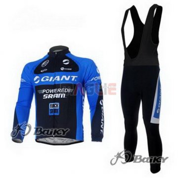 Maglia Giant manica lunga 2011 blu