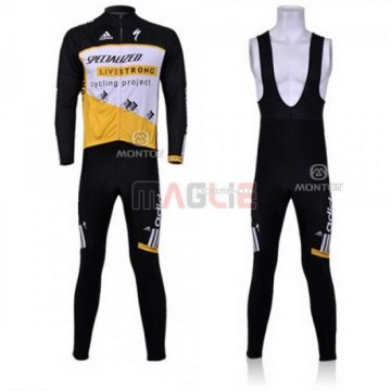 Maglia Specialized manica lunga 2011 giallo e nero