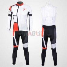 Maglia Pinarello manica lunga 2012 rosso e bianco