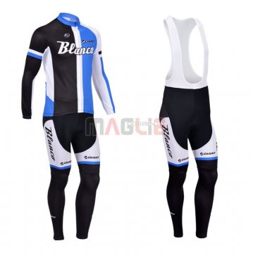 Maglia Blanco manica lunga 2013 nero e blu