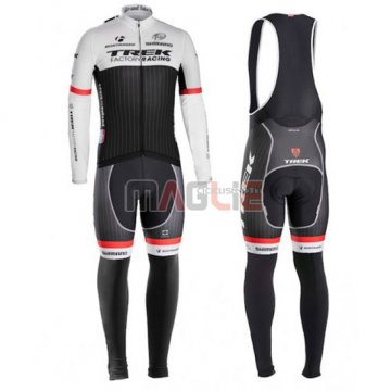 Maglia Trek manica lunga 2016 nero e bianco