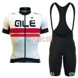 Maglia ALE manica corta 2016 bianco e rosso