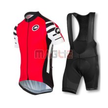 Maglia Assos manica corta 2016 nero rosso