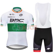 Maglia BMC Manica Corta 2019 Bianco Verde