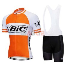 Maglia Bic Manica Corta 2019 Bianco Arancione