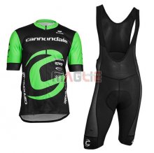 Maglia Cannondale Factory Rancing Manica Corta 2018 Verde e Nero