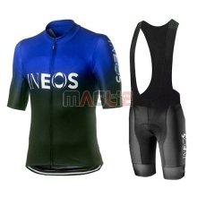 Maglia Castelli Ineos Manica Corta 2019 Nero Blu